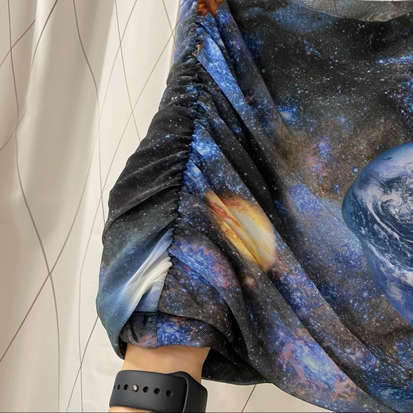 MESH GALAXY SKIRT - Picture 3 of 7